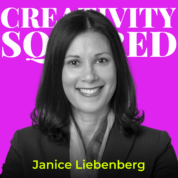 Creativity Squared Episode Cover Art Featuring Janice Liebenberg