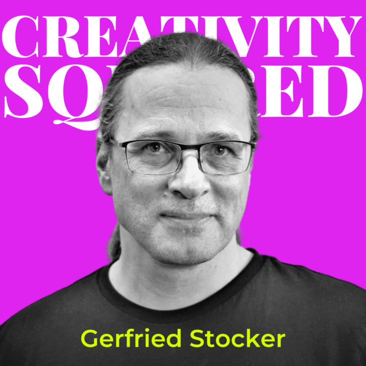 Creativity Squared Episode Cover Art Featuring Gerfried Stocker